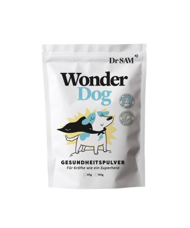 Dr. Sam Health powder for dogs - Wonderdog as a plant -based nutritional supplement for joints intestines stress teeth skin and fur - natural all -round care - DOG Health Powder - 45g