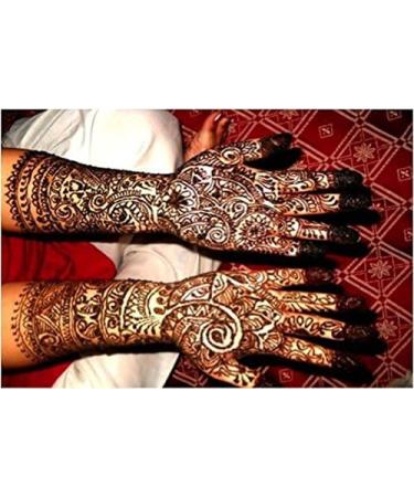 Buy Indian Ayur Henna Powder for Glossy Dark Brown Hair Color - 3.5 Oz (100g) - Natural & Chemical-Free Hair Dye - Buy Online on GoSupps.com