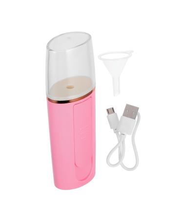 LALADEFIEE 1pc Facial Care Steamer Face Spa Atomizer Face Mist Face Hydration Sprayer Face Humifigier Pink