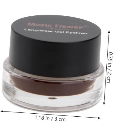 IWOWHERO 6 Pcs Eye Shadow Cream Light Brown Eyeliner Black Eyeliner Pencils Black Matte Eyeliner Eye Liner - Buy Online on GoSupps.com