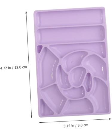 FRCOLOR 6 Pieces Nail Polish Mixing Plates Nail Polish Dish For Manicure Multigrid Design Easy To Clean Easy To Use Suitable For Nail Art Color Blending - Buy Online on GoSupps.com