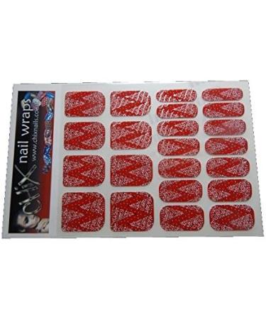 Chix Nails Occasional Minx Trendy Style Designer Fingers Toes Vinyl Foils Nail Wraps Christmas Tree Print - Buy Online on GoSupps.com