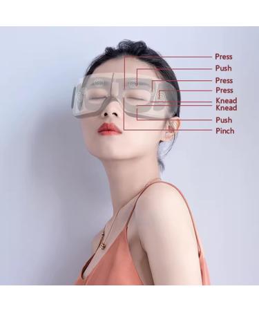 Buy Eyes Massager with Heat Airbag Vibration & Bluetooth | Improve Sleep & Relaxation - Perfect Gift - Buy Online on GoSupps.com