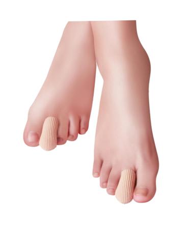 Toe Spacers 1pair Toe Spacers Silicone Separator Toe Spreaders for Overlapping Splitter Dilator Thumb Beige Thumb Valgus Toe Separator Toe Separators Toe Separators Beige L