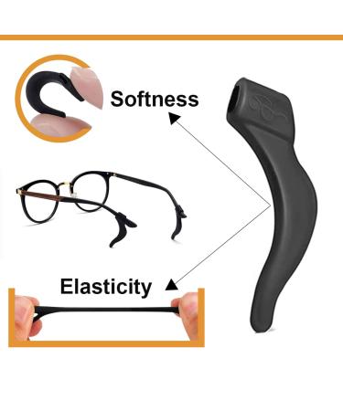 Buy CWED 13 Pairs Silicone Glasses Holder Anti-Slip Ear Pads & Hooks for Glasses & Sunglasses | International Shipping Available - Buy Online on GoSupps.com