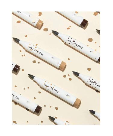 Freckle Pen Set - 2Pcs Light Brown & Dark Brown | Natural Long-Lasting Waterproof Freckle Makeup Tool - Buy Online on GoSupps.com