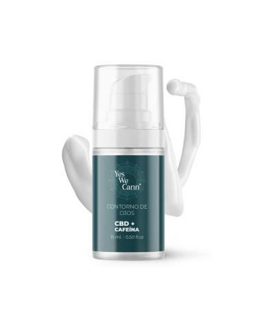 Yes We Cann Eye Contour with CBD and Caffeine - 15 ml - With Moisturizing and Refreshing Properties - Anti-Wrinkle Anti-Dark Circles and Anti-Puffiness - Cruelty Free - Yes We Cann