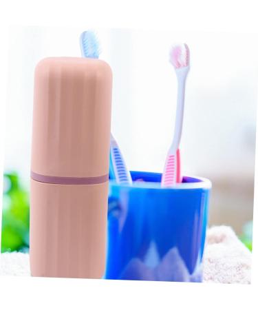 TOVINANNA 2pcs Travel Wash Cup & Toothbrush Case - Premium Bathroom Accessories & Container for Easy Travel - Buy Online on GoSupps.com