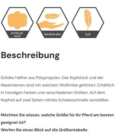 Shop ARBO-INOX Mini Shetty Halter Set with Faux Fur - Turquoise Lead Rope for Miniature Horses - Buy Online on GoSupps.com