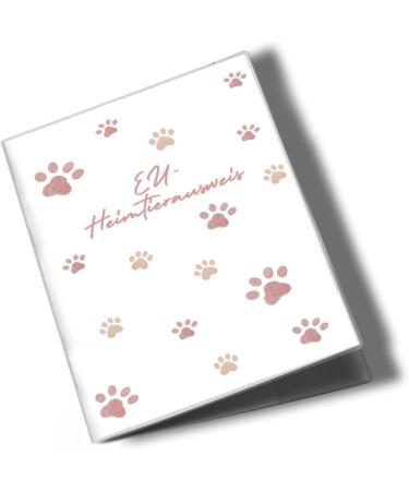 Wilhelm Fell Personalized EU Pet ID Card Case - Custom Gifts for Pet Owners - Protective Paw Pink Cover - Buy Online on GoSupps.com