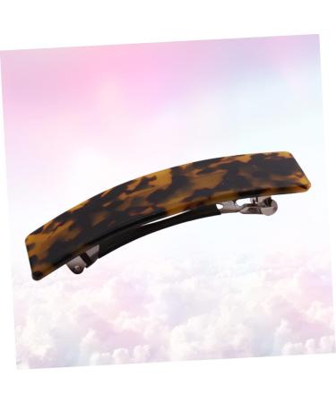 Beaupretty Acrylic Hair Barrettes French Hair Bang Clips Simple Hair Clips Retro Hair Clips Acrylic Hairpin Girls Hair Clips Bobby Clips Women Barrettes Resin Hair Clips Bracket Fashion Bride 9.5*2.5cm Coffee - Buy Online on GoSupps.com