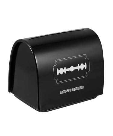 Healeeved 1 piece sound recycling box razor waste disposal case disposal razor storage container razor case razor donor razor