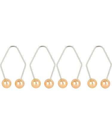 Dimple Maker Balls 2 Pairs Muscle Training Stainless Steel Easy to Carry Improve Smile Dimple Maker for Cheeks (Yellow) - Buy Online on GoSupps.com
