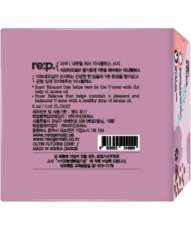 RE:P Natural Herb Feminine Aroma Oil Cozy 0.17 Fl Oz / 5ml - 100% Vegan Cruelty-Free Paraben Free Feminine Hygiene Care Perfume for Underwear Feminine Perfume Inner Balance Aroma Oil - Cozy - Buy Online on GoSupps.com