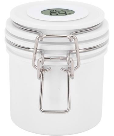 Shanrya Eyelash Glue Storage Jar Temperature Humidity Display Eyelash Glue Storage Tank 200ml Ctivated Carbon Large Capacity for Eyelash Nail Lovers (White) - Buy Online on GoSupps.com