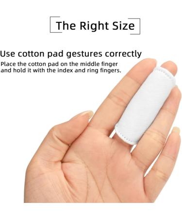 FRCOLOR 500 Pcs Disposable Cotton Cosmetic Pads - Absorbent Eye Makeup Remover & Travel Face Pads - Non-Woven White Makeup Sponges - Buy Online on GoSupps.com