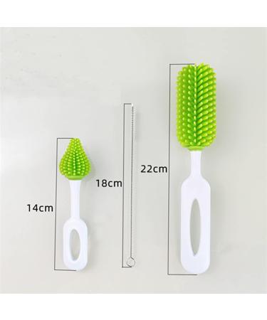 Travel Baby Bottle Drying Rack with Bottle Brushes for Camping Travelling with Baby - Buy Online on GoSupps.com