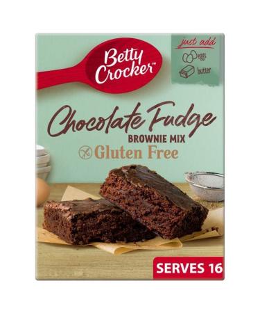 Betty Crocker | Gluten Free Chocolate Brownie Mix 415G | with milk and dark chocolate chips | No Artificial Flavours Colours or Preservatives