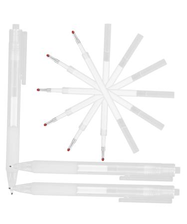 OHPHCALL 1 Set White As Portable Eyebrow Liner Abs Beauty Marker Mapping Pen Makeup Position Pen 14.00X1.50X1.00CM White
