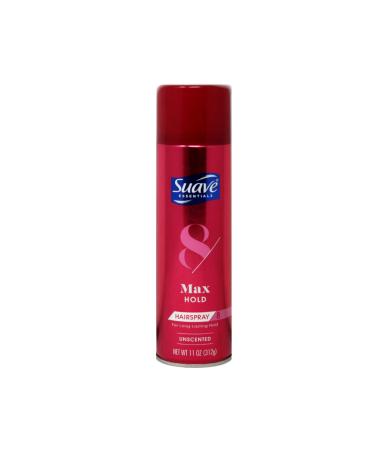 Suave Unscented Hairspray Max Hold 11 oz