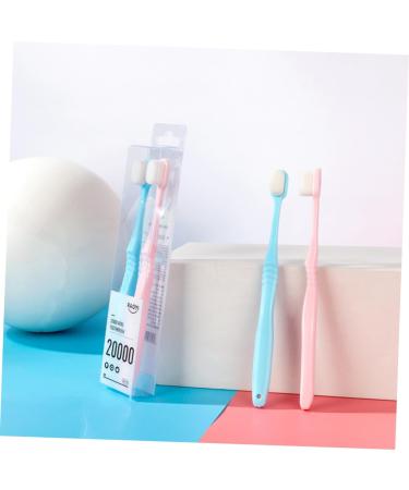 Goohochy Portable Toothbrush - Extra Soft Nylon Toothbrush for Oral Hygiene | Anti-Slip Design Ideal for Women & Travel - Buy Online on GoSupps.com