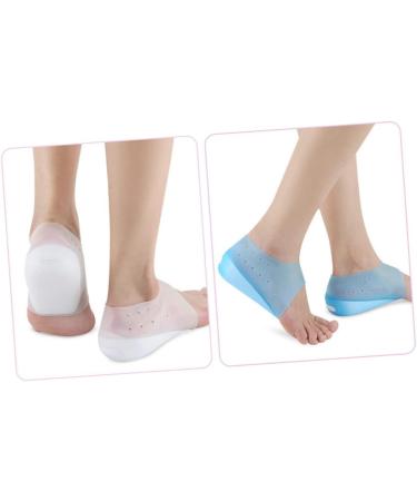 NOLITOY Heel Inserts - Silicone Shoe Sole Protector for Height Increase & Plantar Pain Relief | Adjustable Invisible Heel Lifts - Buy Online on GoSupps.com