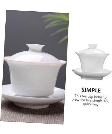 Alipis 1 Set Household Ceramics Coffee Drinking Tea Kung Saucer Office Retro Chinese Kitchen Style Home - Buy Online on GoSupps.com