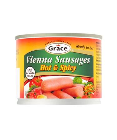 MASGrace Chicken Viennas Hot & Spicy 200g Box of 24-Fd