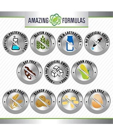 Amazing Formulas Bromelain 500 mg - 120 Veggie Capsules | Non-GMO, Gluten Free, Supports Digestion & Anti-Inflammatory - Buy Online on GoSupps.com