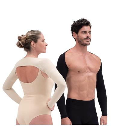 SOLIDEA Unisex Muff Slimming Sleeves - Graduated Compression 15/21 mmHg (Black S) for Effective Leg Support - Buy Online on GoSupps.com