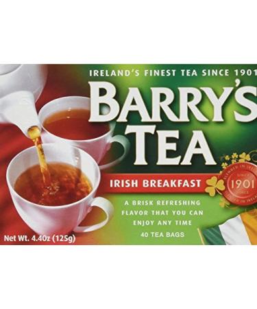 Barry's Tea Irish Breakfast 40 tea bags (6 per pack) by Barry's Tea