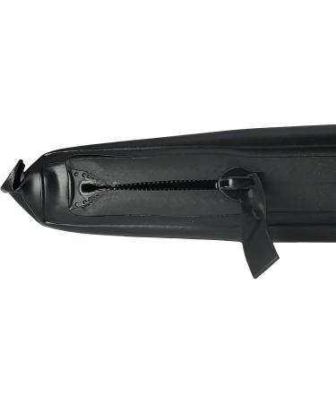 Foldable Water/Smell Proof Pouch with Watertight Zipper for Gym, Pool, Travel - Black - Buy Online on GoSupps.com