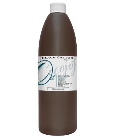 Cocojojo 16 oz Jamaican Black Castor Oil Cold Pressed for Hair Growth and Skin- Pure Virgin Refined JBCO - Buy Online on GoSupps.com