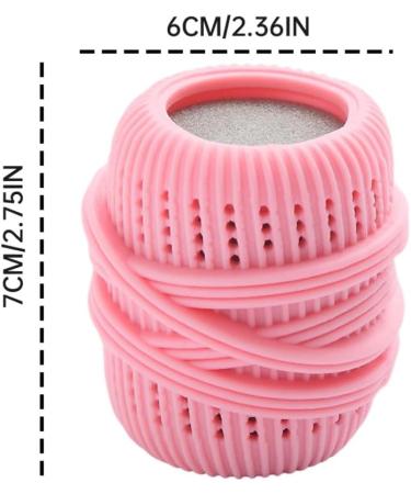 Washing Machine Laundry Ball Reusable Laundry Balls for Washer 2024 New Fabric Softener Balls for Washer Fabric Softener Dispenser Ball for Clothes Lint and Dust Pink - Buy Online on GoSupps.com