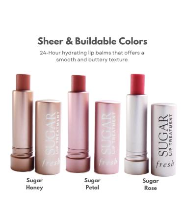 FRESH Sugar Collection Lip Care Set: Mint Rush Freshening Lip Treatment, Advanced Therapy Lip Balm, Sugar Lip Balms in Rose, Honey & Petal - Buy Online on GoSupps.com