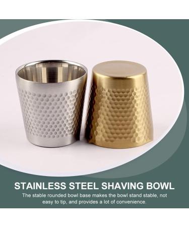 Premium Stainless Steel Shaving Cup | Durable Metal Foam Shell for Perfect Shaves | International Shipping Available - Buy Online on GoSupps.com