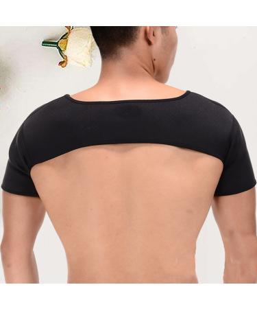 FRCOLOR 2pcs SBR Shoulder Support Brace - Breathable Double Shoulder Strap for Pain Relief - Black - Buy Online on GoSupps.com