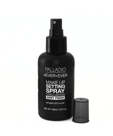 Palladio 4 Ever and Ever Make Up Setting Spray Longlasting Instantly Sets and Secures Makeup for All Day Wear (Dewy Finish) 100 ml