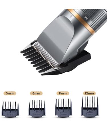 Barber Shop Professional Electric Clipper with Intelligent Battery Display - 185mm Gray - Buy Online on GoSupps.com