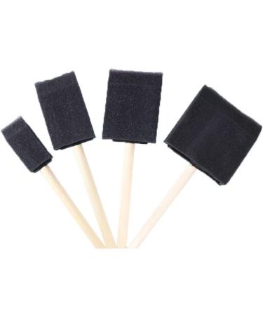 RLECS Foam Sponge Paint Brushes Set for Acrylics, Stains, Varnishes, Crafts - 4pcs Assorted Sizes - Buy Online on GoSupps.com