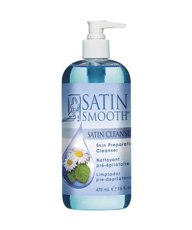 SATIN SMOOTH Satin Cleanser Skin Preparation Cleanser  16 oz 16 Fl Oz (Pack of 1) 1 pack