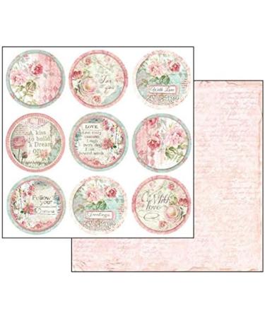 Stamperia International KFT Paper Pad 12x12 10pk Dream Pink Blue - 12x12-Inch Pink Blue Design - Buy Online on GoSupps.com