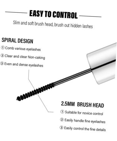 LALADEFIEE Extra Fine Mascara Lady Mascara Eyelash Mascara Washable Mascara Fine Mascara Cream :  - Buy Online on GoSupps.com