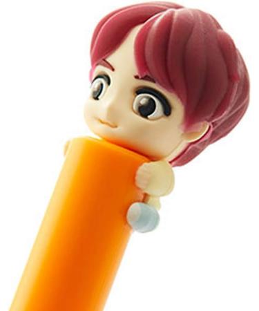 BTS Suga Character Figure Toothbrush with Magnetic Holder | Official K-Pop Idols Merchandise Gift - Buy Online on GoSupps.com