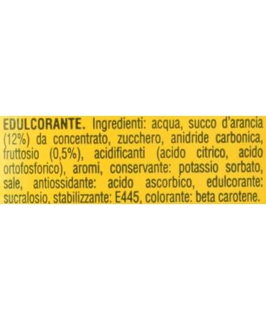 San Benedetto Allegra Aranciata PET Soft Drinks 1.5 Litre Pack of 6 Orange Lemonade - Buy Online on GoSupps.com