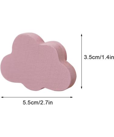 6 Original Wooden Furniture Handles - Cartoon Cloud Design for Kitchen Cabinets & Children's Rooms - Includes 25mm Screws - Beige Drawer Handles - Buy Online on GoSupps.com