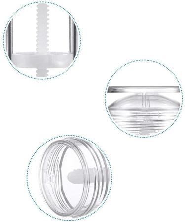 5 Pcs 1 Oz Deodorant Tubes - Clear Refillable Twist-Up Bottles for DIY Lip Balm & Deodorant - 30ml Round Shape - Buy Online on GoSupps.com