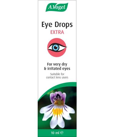 A.Vogel Extra Moisturising Eye Drops | 300 Drops | Hyaluronic Acid & Euphrasia | Contact Lens Friendly & Preservative Free | 10ml - Buy Online on GoSupps.com