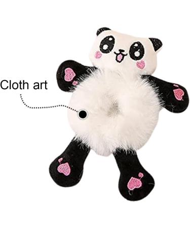 Hair Tie Cartoon Panda Hair Band Cute Elastic Hair Scrunchy for Girls Women - Buy Online on GoSupps.com