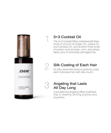RNW DER. Therapy Premium Hair Serum 75ml - Repair Extremely Damaged Dry Hair, Argan Oil, Natural Ingredients - Paraben Free - Buy Online on GoSupps.com